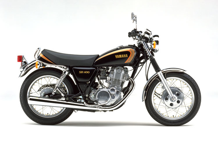 ヤマハSR400／グレーイッシュブルーメタリック4（ブルー